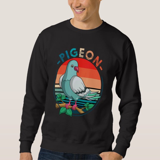 Moletom Pombo Animal Ave Retro (Frente)