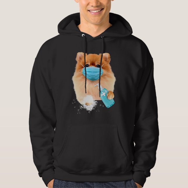 Moletom Pomeranian Face Mask (Frente)