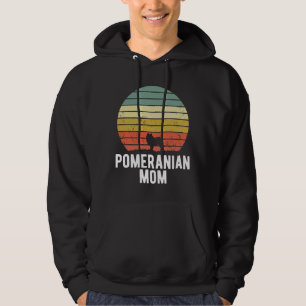 Moletom Pomeranian Mom Retro Sunset Dog Lover