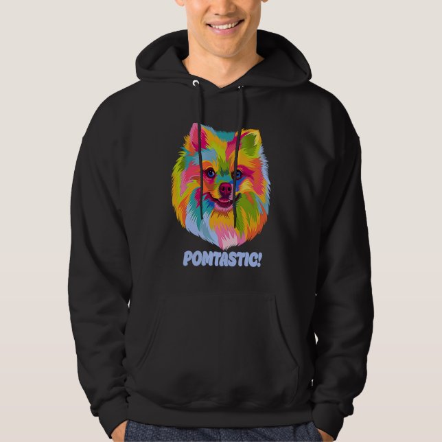 Moletom Pomtastic  Pomeranian Humor Pom Pom Animal Pun (Frente)