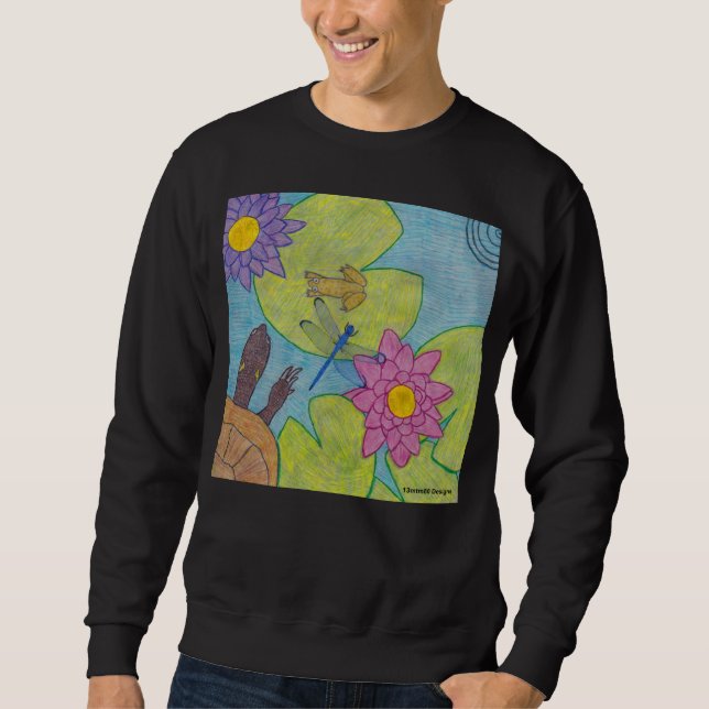 Moletom Pond Scene (vivid) - Sweatshirt masculina (Frente)