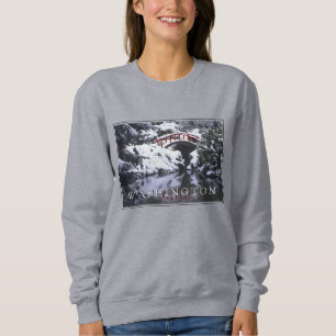Moletom Ponte da Lua e Lagoa no Inverno   Seattle, Washing