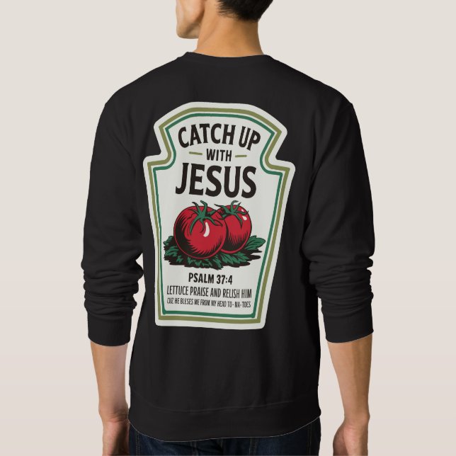 Moletom Ponte em dia com Jesus (Verso)