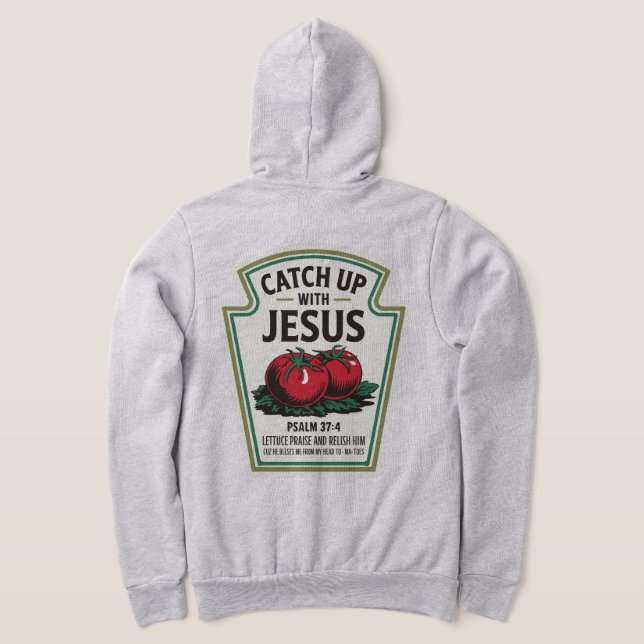 Moletom Ponte em dia com Jesus (Postura das costas)