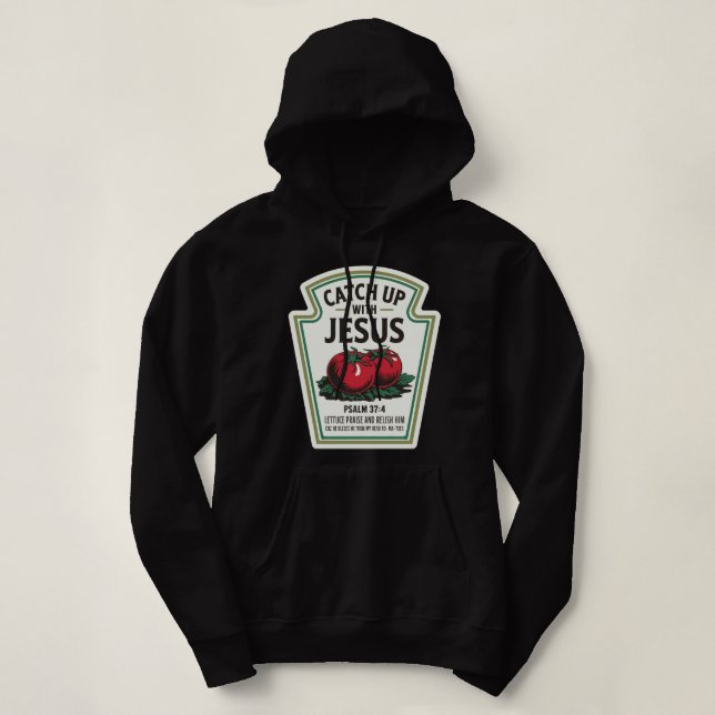 Moletom Ponte em dia com Jesus (Frente do Design)