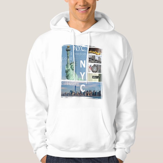 Moletom Ponte Mens Hoodies Nyc Brooklyn Manhattan (Frente)