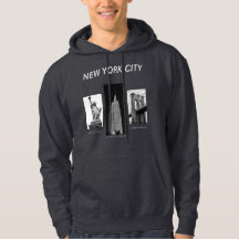 Pontos Turísticos de Nova York Preto e Branco Ilus