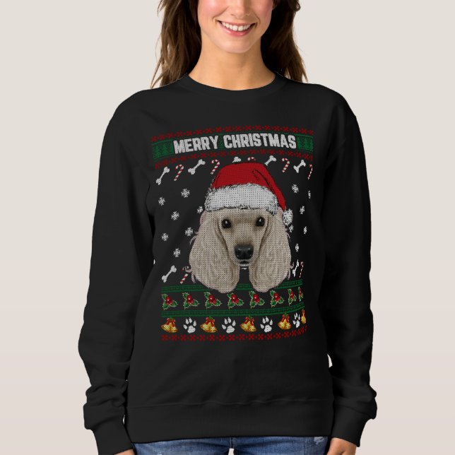 Moletom Poodle Amante Feio Xmas Sweater Feliz Natal (Frente)