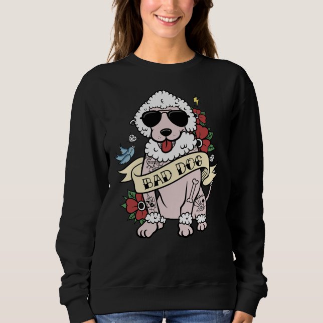 Moletom Poodle Bad Dog (Frente)