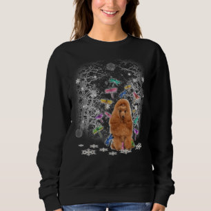 Moletom Poodle Bonita Neve Dragonfly De Natal Xmas Pajamas