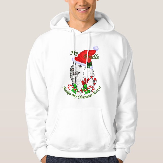 Moletom Poodle Christmas Gifts (Frente)