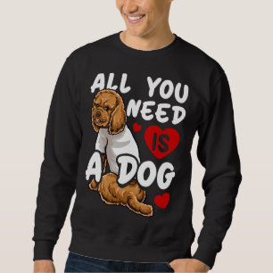 Moletom Poodle Dog, tudo que você precisa é amor