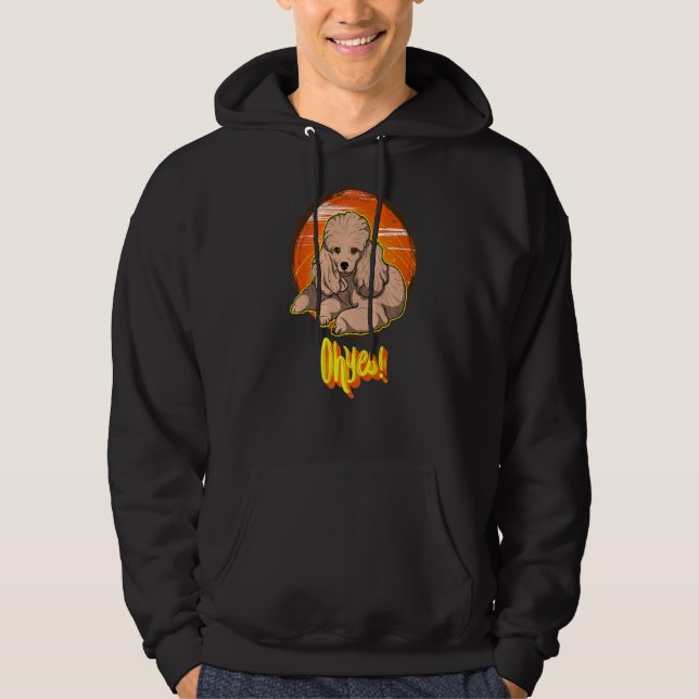 Moletom Poodle Dog Vintage 16 (Frente)