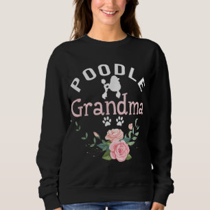 Moletom Poodle Grandma Dona Mulheres Mãe Poodle Dog Lover 