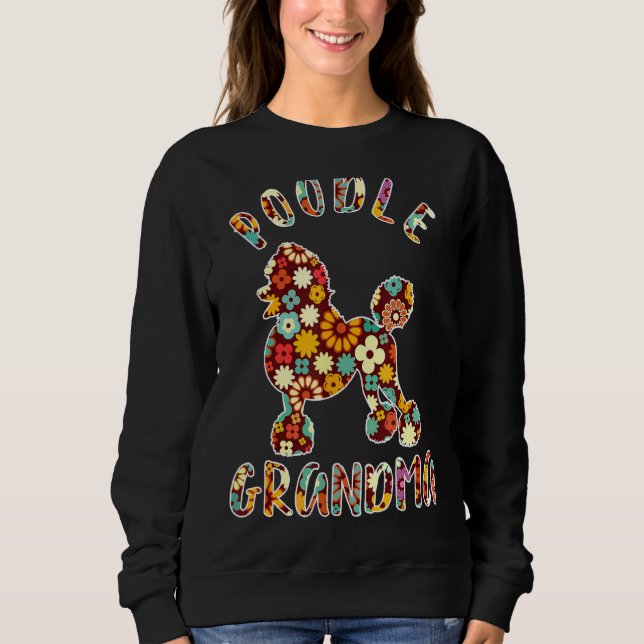 Moletom Poodle Grandma Funny Poodle Proprietário (Frente)
