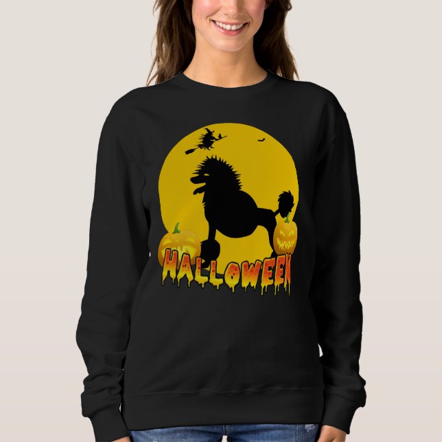 Moletom Poodle Halloween (Frente)