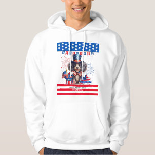 Moletom Poodle Happy Dia 4 De Julho Dia Da Independência D