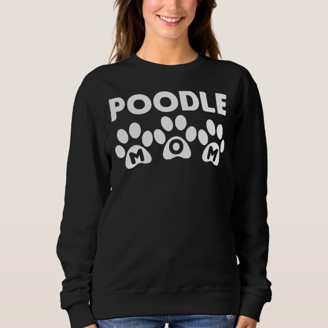 Moletom Poodle Mãe Paws (Frente)