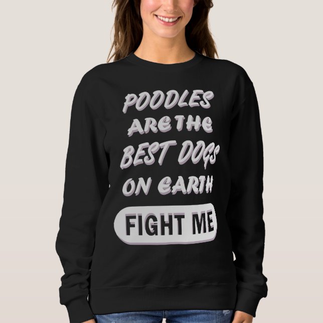 Moletom Poodle Master S Dog Birthday Puppy (Frente)