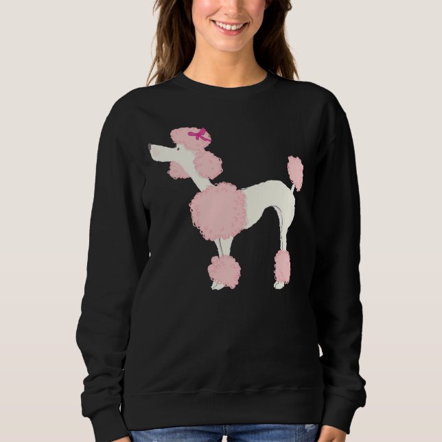 Moletom Poodle Pink (Frente)