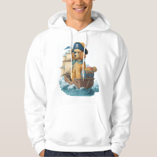 Moletom Poodle Pirata � Cachorro Marinho Engraçado