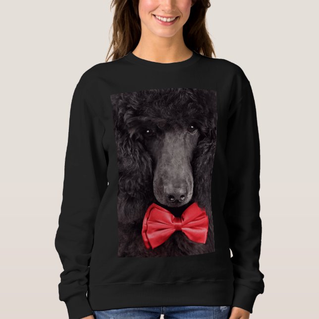 Moletom Poodle Preto Longo (Frente)