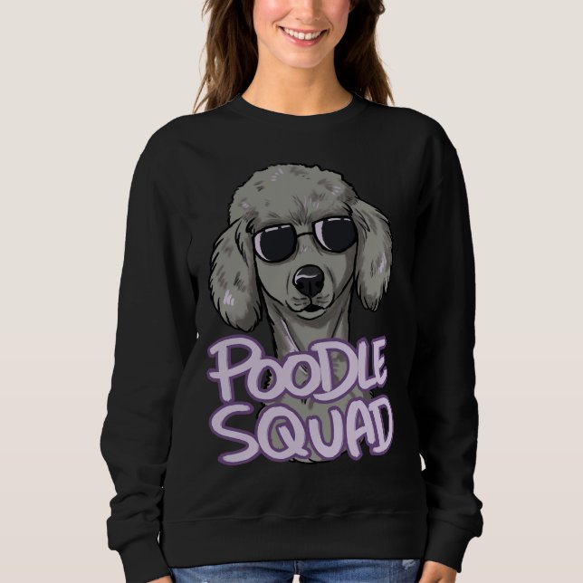 Moletom Poodle Squad Silver (Frente)