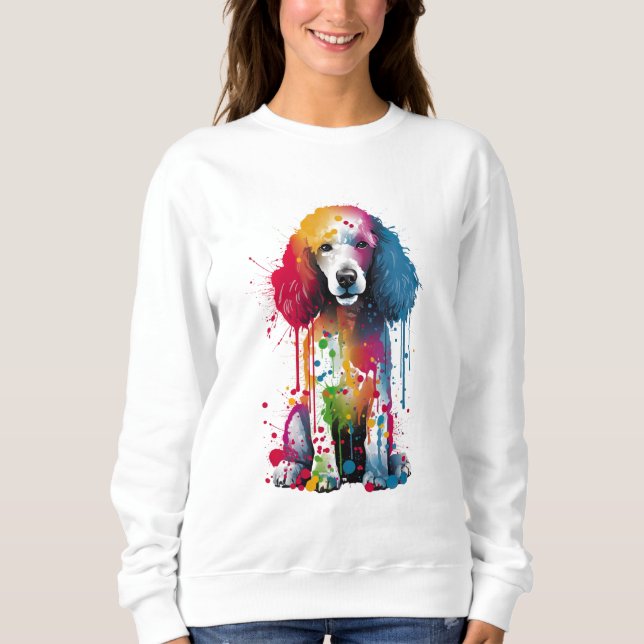Moletom Poodle Vibrante e Colorido (Frente)