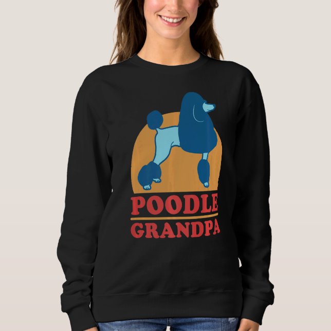 Moletom Poodle Vovô, dono do cachorro Poodle 2 (Frente)