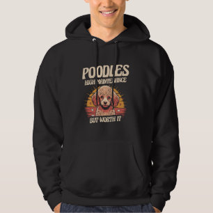 Moletom Poodles de Alta Manutenção Mas Vale a Pena Amante