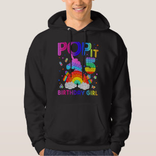 Moletom Pop 5 Garota De Aniversário Para Meninas De 5 Anos