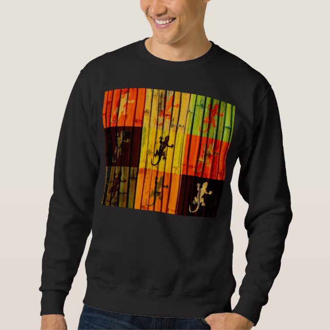 Moletom Pop Art Geckos T-Shirt (Frente)