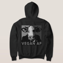 Moletom Pop Art Vegano AF em Preto e Branco