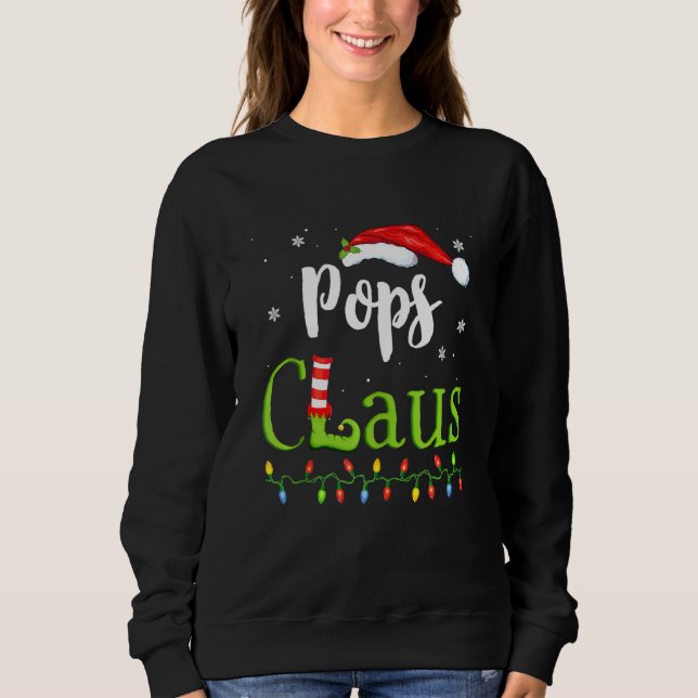 Moletom Pop Claus Papais noeis Engraçados Pajamas Id de Na (Frente)