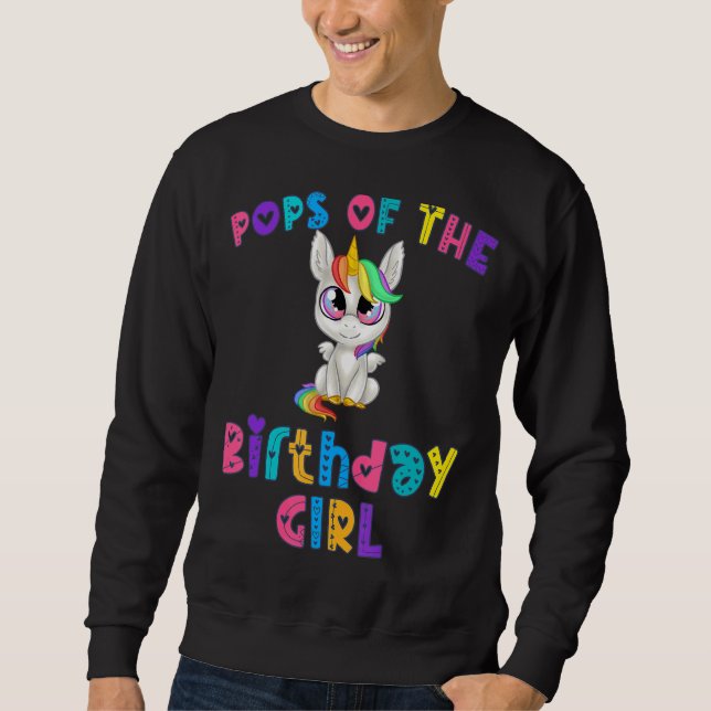 Moletom Pop da Princesa de Aniversário Dabbing Unicor (Frente)
