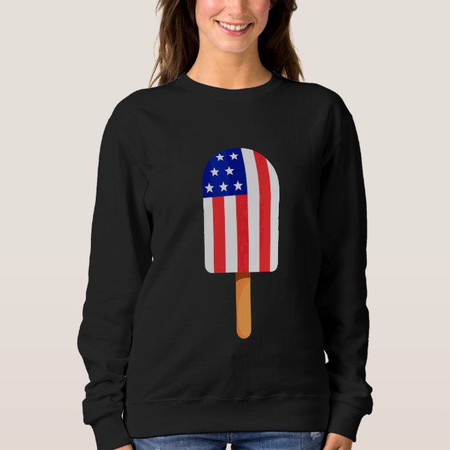 Moletom Pop de Bandeira Americana Hei Dudos Meri (Frente)