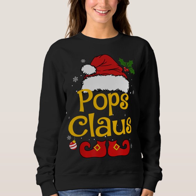 Moletom Pop Natal da Família Pajama do Claus Matando o Nat (Frente)