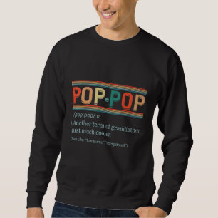Moletom Pop-Pop de Nova Definição Vintage Poppop Avô Gordu