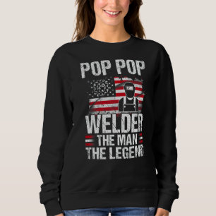Moletom Pop Pop Soldar O Homem A Legenda Retro Usa Bandeir