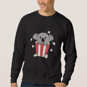 Moletom Popcorn Koala Cute Animais Para Crianças Irem Para