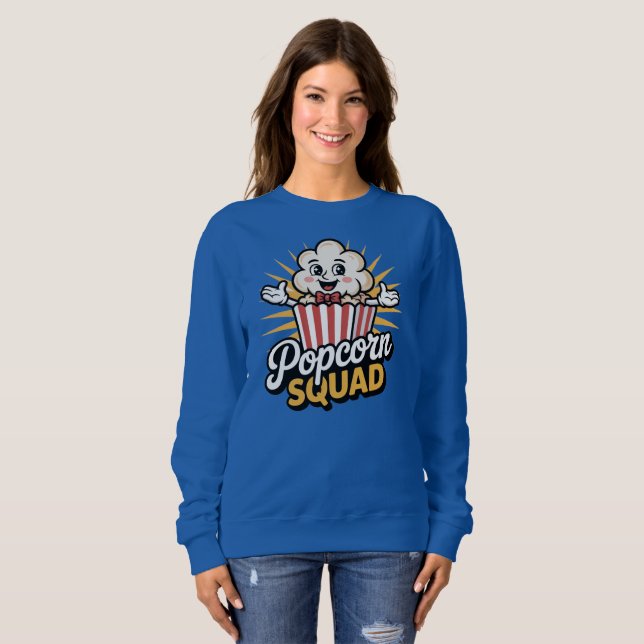 Moletom Popcorn Squad (Frente Completa)