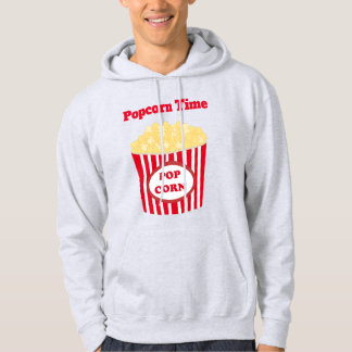 Moletom Popcorn Time White Hoodie