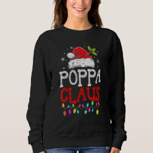 Moletom Poppa Claus Natal Família Pajama Matando Xmas