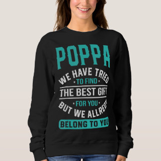 Moletom Poppa Tentamos Encontrar O Melhor Dia de os pais