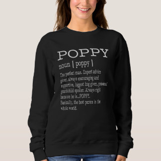 Moletom Poppy Definition Grandpa Men Dias de os pais