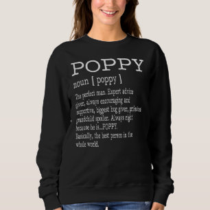 Moletom Poppy Definition Poppy Dictionary For Men Grandpa