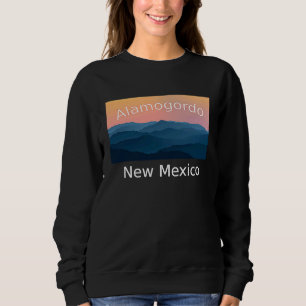 Moletom Pôr do sol na montanha da cidade natal Alamogordo