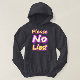Moletom "Por Favor, Sem Mentiras!" Design bonito. Compre a