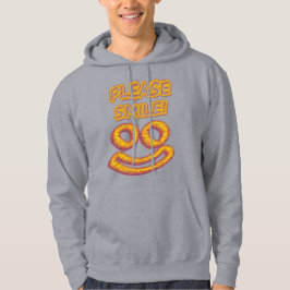Moletom "Por favor, sorria!" Design bonito. Comprar Agora