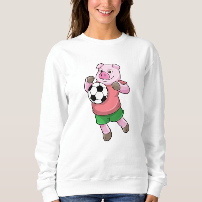 Moletom Porco no Esporte do Futebol (Frente)